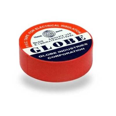 Globe İzole Bant (Elektrik Bandı)-Kırmızı - Robolink