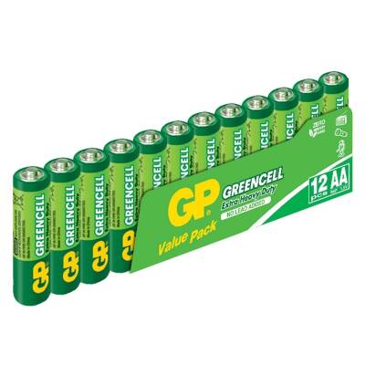 GP GreenCell 1.5V AA Kalem Pil 12'li - GP