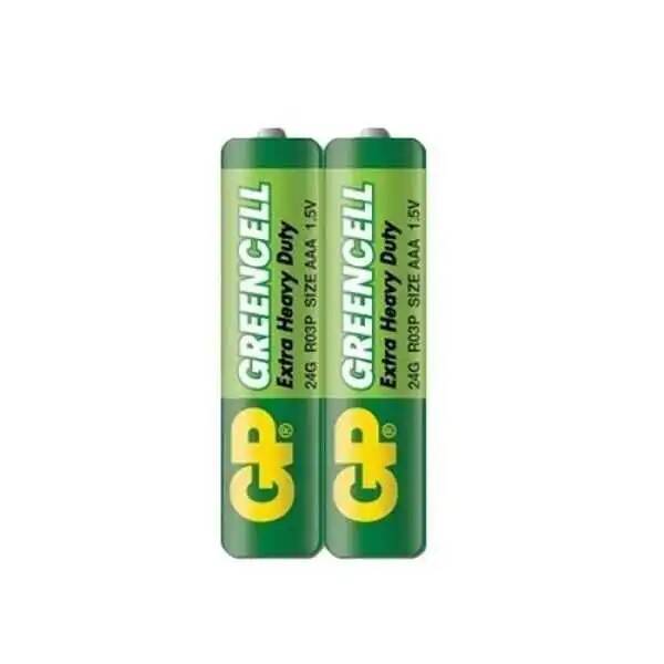 GP GreenCell 1.5V AAA İnce Kalem Pil 2'li - 1