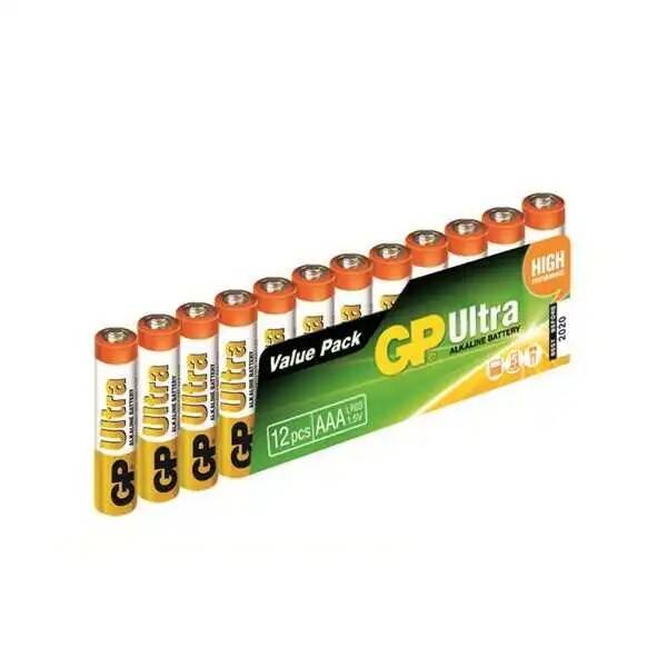 GP Ultra 1.5V AAA LR03 Kalem Pil 12'li - 1