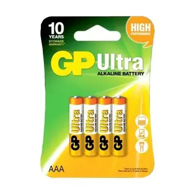 GP Ultra 1.5V AAA LR03 Kalem Pil 4'lü - 1 data-big=