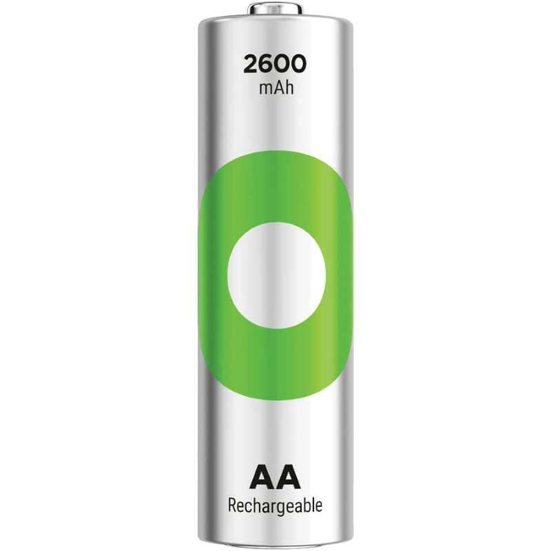 GP270AAHCER21-2TLB2 2600mAH Şarlı Kalem Pil 2'li Kart - 2