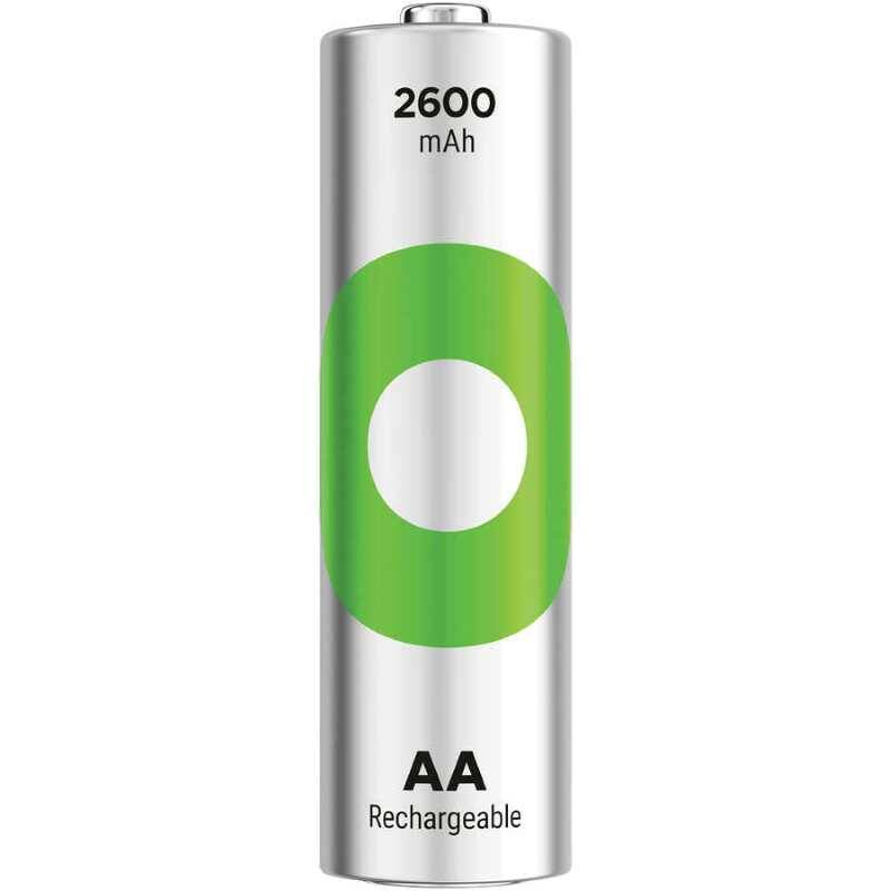 GP270AAHCER21-2TLB4 2600mAh AA Şarjlı Kalem Piil 4'lü Kart - 2
