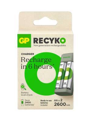 GPE221/270HCER21-2GTLB2 AA 2600 mah Pilli Şarj Cihazı 2 Adet - GP (1)