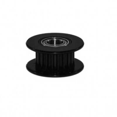 GT2 6mm 20 Diş Rulmanlı-5mm Kasnak-Siyah - 2 data-big=