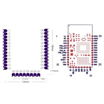 HC-06 Bluetooth Modülü - Smd - Robolink (1)