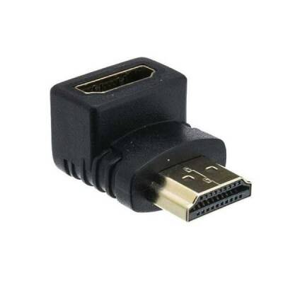 HDMI Dişi Erkek 90 Derece Ara Adaptör - L Tip - Robolink