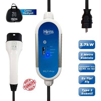 Hims HCTK-G-3 3.7kW Ev Tipi Taşınabilir Elektrikli Araç Şarj Cihazı - 1 data-big=