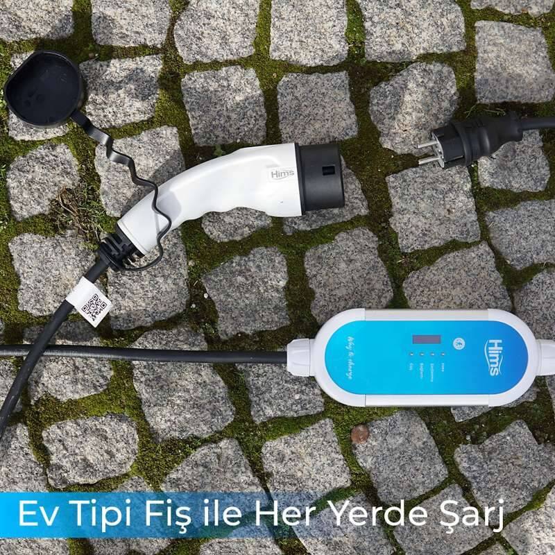 Hims HCTK-G-3 3.7kW Ev Tipi Taşınabilir Elektrikli Araç Şarj Cihazı - 5