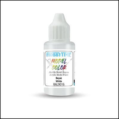 Hobbytime 350 18 ml. RAL9016, Beyaz (White) Akrilik Model Boyası 