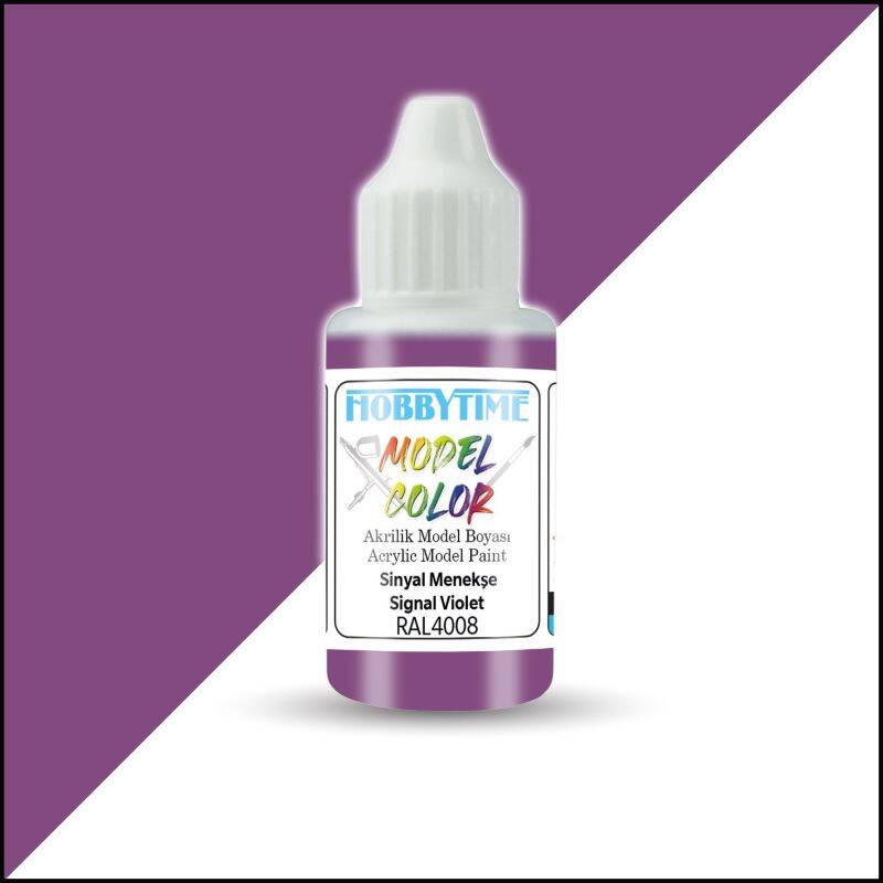 Hobbytime 393 18ml RAL4008 Sinyal Menekşe Akrilik Model Boyası - 1