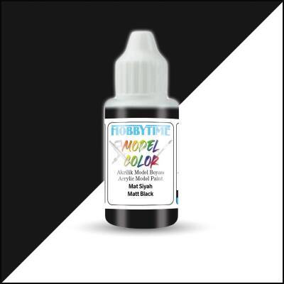 Hobbytime 421 18 ml Mat Siyah Akrilik Model Boyası 
