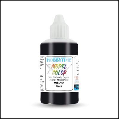 Hobbytime 472 50ml Mat Siyah Akrilik Model Boyası 