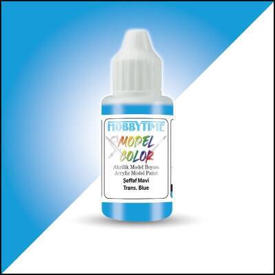 Hobbytime 482 18ml Şeffaf Mavi Akrilik Model Boyası 