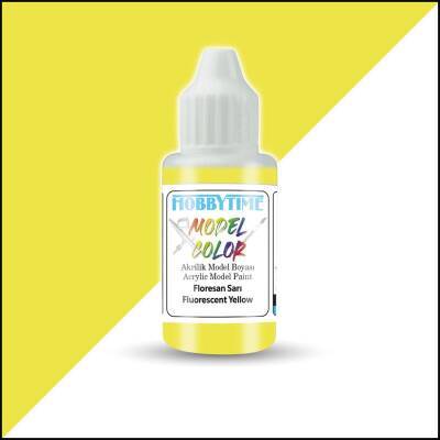 Hobbytime 491 18 ml Floresan Sarı Akrilik Model Boyası 