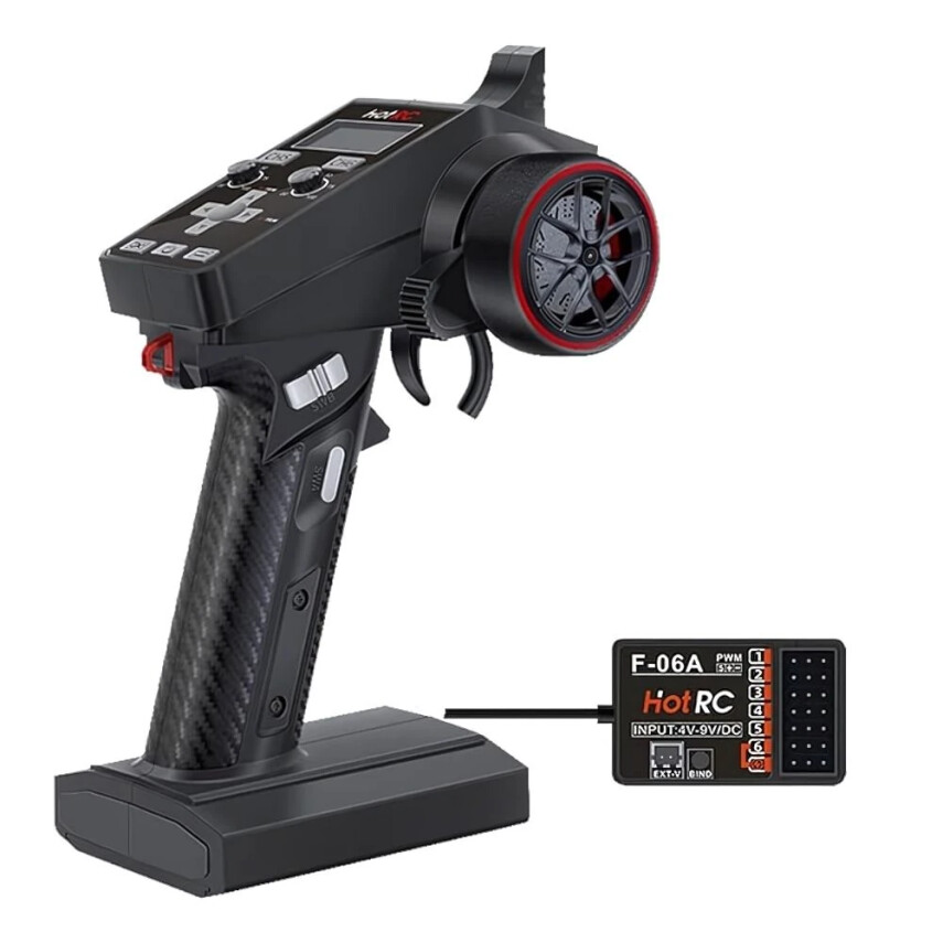 HotRC CT-6A 2.4Ghz 6 Kanal Kumanda ve Alıcı Seti - 1