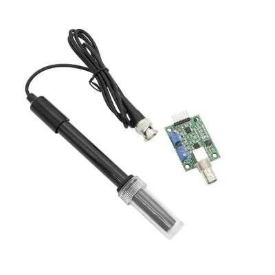 HUIOP PH0-14 Değer Algılama Sensör Modülü + PH Elektrot Probu - 1 data-big=