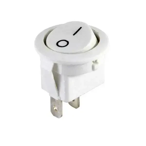 IC-133A Yuvarlak Işıksız Anahtar ON-OFF 2P - 1