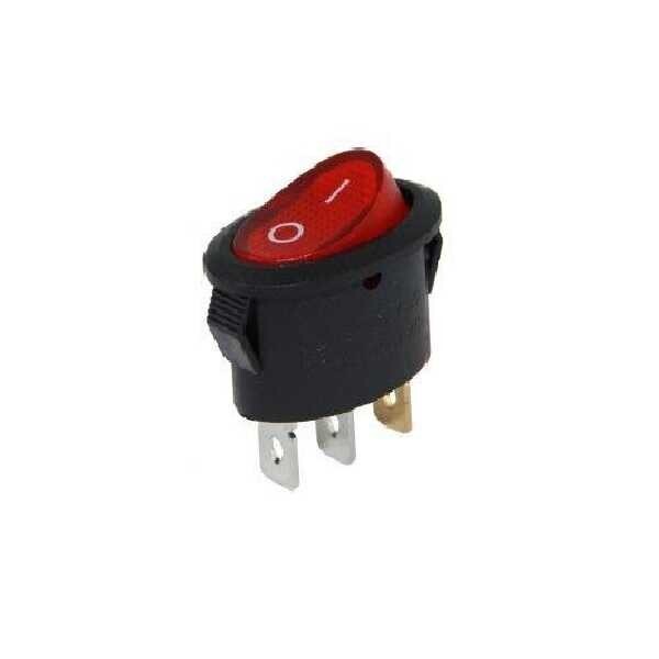 IC-134B Oval Işıklı Anahtar ON-OFF 3P - 1