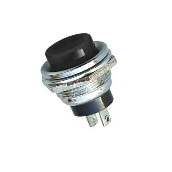 IC-180 Buton 16mm - Siyah - Robolink