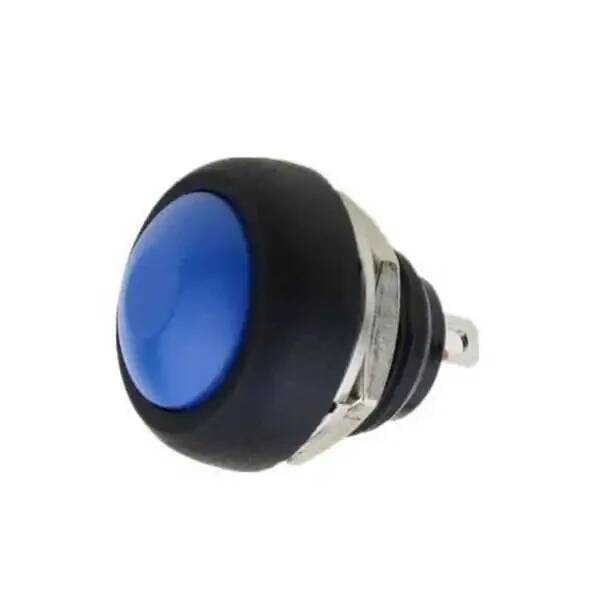 IC-184 Buton 12mm PBS33B - Mavi - 1