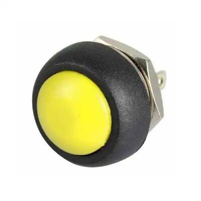 IC-184 Buton 12mm PBS33B - Sarı 