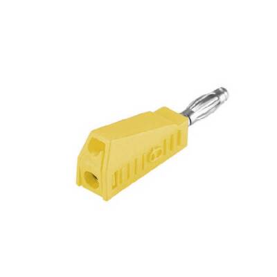 IC-238D Banana Jak Üçgen 4mm - Sarı - Robolink (1)