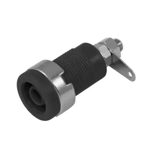 IC-239B Born Klemens 4mm - Siyah - Robolink