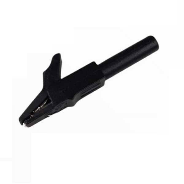 IC-243B 4mm Banana Jak Girişli Krokodil CATII - Siyah - 2