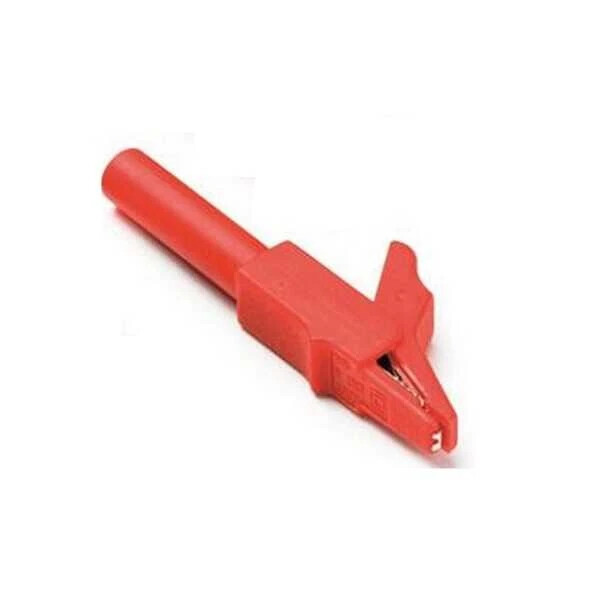 IC-243B 4mm Banana Jak Girişli Krokodil CATII - Kırmızı - 1