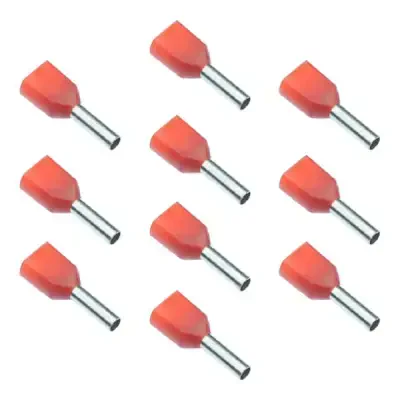 İzoleli Çift Giriş Kablo Yüksüğü - 1.00mm2 - 10 Adet - 1 data-big=