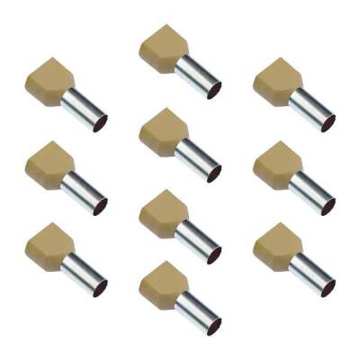İzoleli Çift Giriş Kablo Yüksüğü - 10.0mm2 - 10 Adet - 1 data-big=