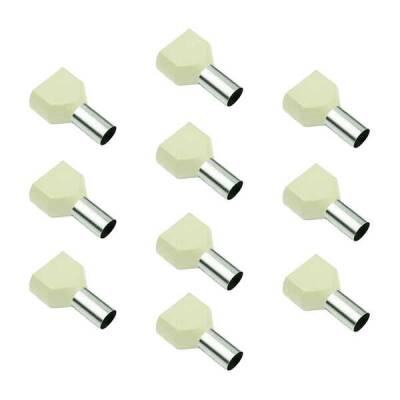 İzoleli Çift Giriş Kablo Yüksüğü - 16.0mm2 - 10 Adet - 1 data-big=