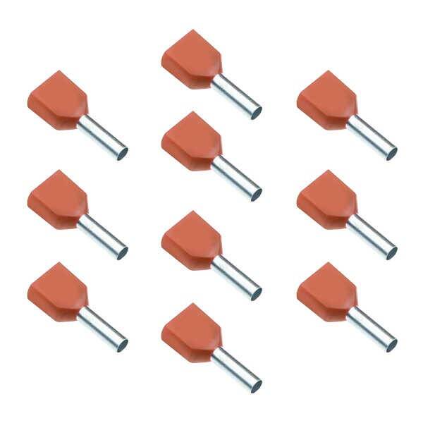 İzoleli Çift Giriş Kablo Yüksüğü - 4.00mm2 - 10 Adet - 1