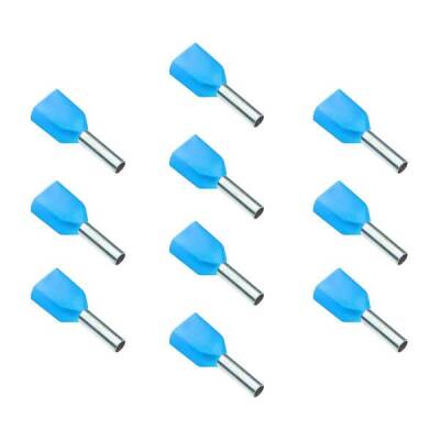 İzoleli Çift Giriş Kablo Yüksüğü - 0.75mm2 - 10 Adet - 1 data-big=