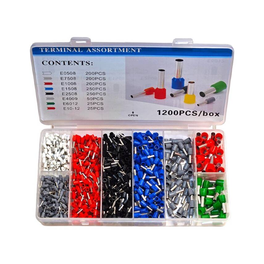 İzoleli Kablo Yüksük Seti - 1200 Parça - 1