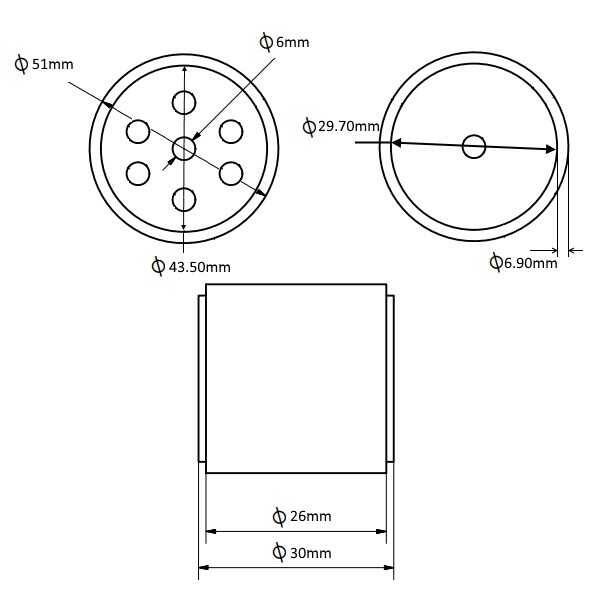 JS5230 Silikon Tekerlek - 2 Adet - 4