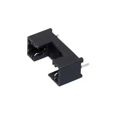 Kart Tipi Fuse Sigorta Yuvası Siyah - 5x20mm - Robolink