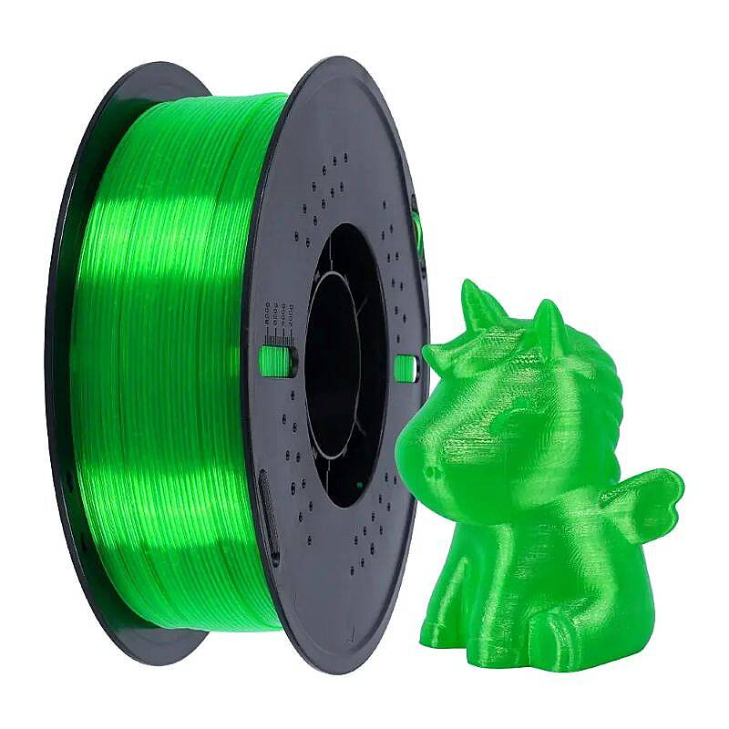 Kingroon Petg Basic Transparan Green Filament 1.75mm 1000gr - 1