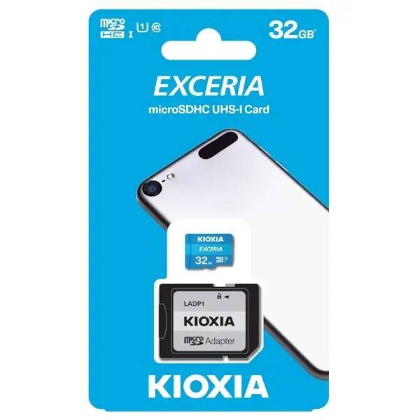 KIOXIA 32GB Exceria Class10 100MB/s MicroSD - 1