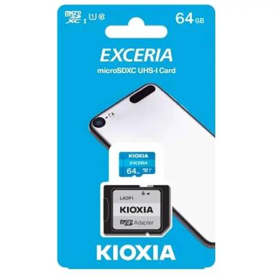 KIOXIA 64GB Exceria Class10 100MB/s MicroSD - 1 data-big=