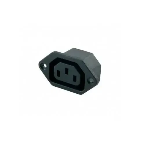 Kulaklı Power Soketi - Dişi - 3