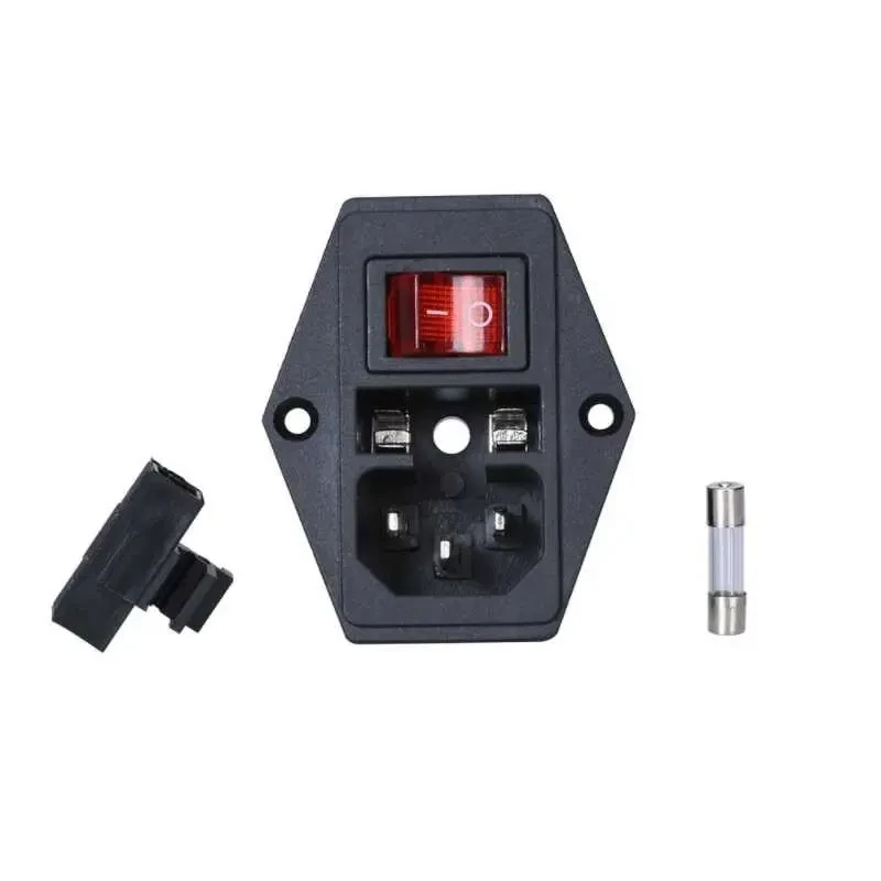 Kulaklı Power Soketi-Erkek-Işıklı Anahtarlı - 3