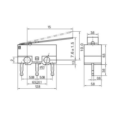 KW10-Z2P Micro Switch - Robolink (1)