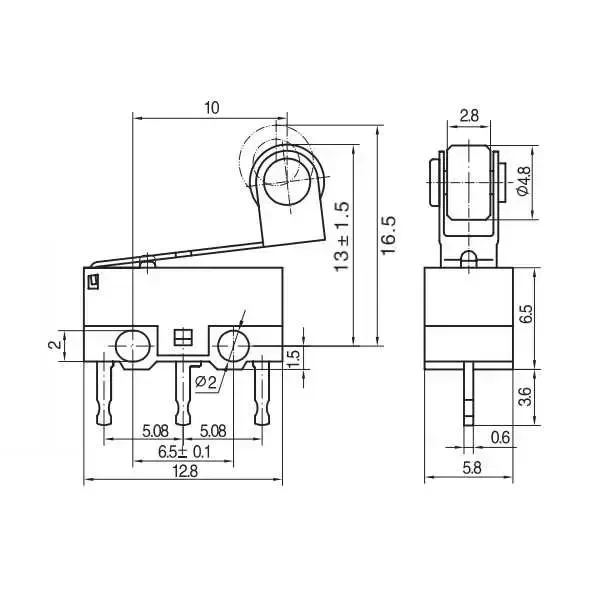 KW10-Z5P Micro Switch - 2