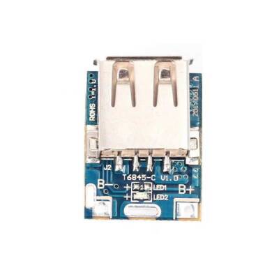 Lityum Pil Şarj Devresi - 5V USB Boost Modül - 4 data-big=