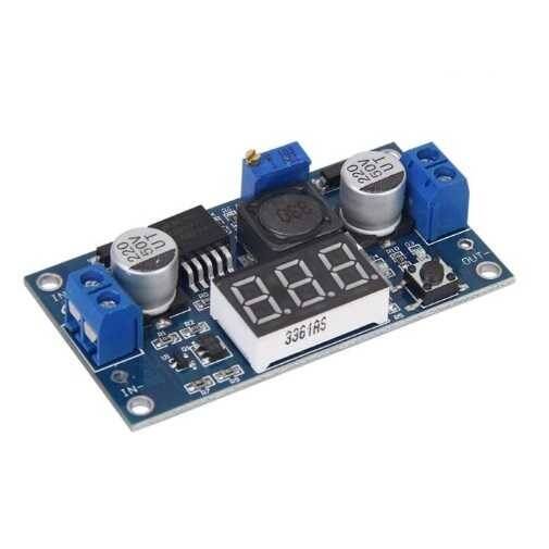 XL6009 Ekranlı Ayarlanabilir DC-DC Voltaj Regülatörü-Yükseltici - 1
