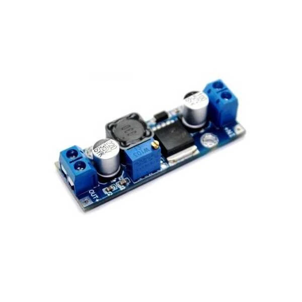 LM2596 Ayarlanabilir DC/DC Voltaj Regülatörü - Klemensli - Robolink