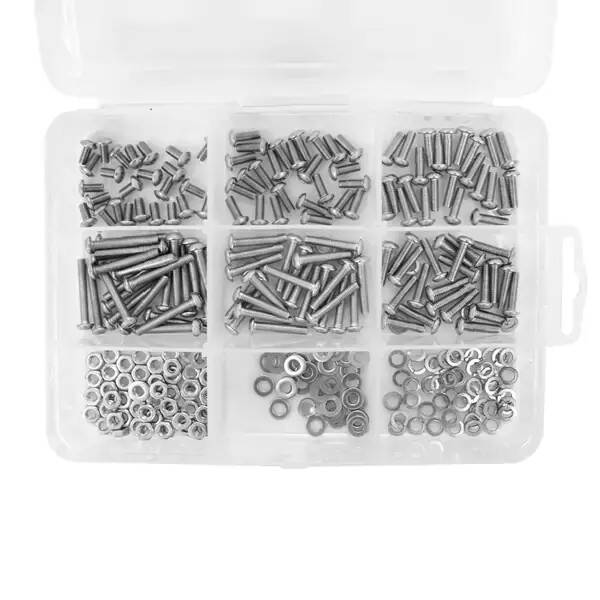 M3 Bombe Başlı İmbus Paslanmaz Civata Seti - 300 Parça - 1