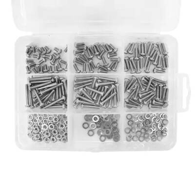 M3 Bombe Başlı İmbus Paslanmaz Civata Seti - 300 Parça 